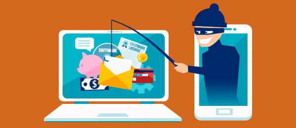 hacker phishing on computer
